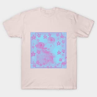 Chloe Bear Pink Hearts T-Shirt